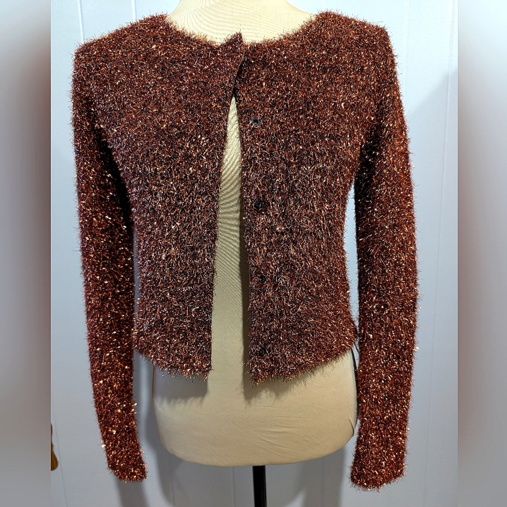 Jucca Metallic Cardigan NWT SIZE MEDIUM